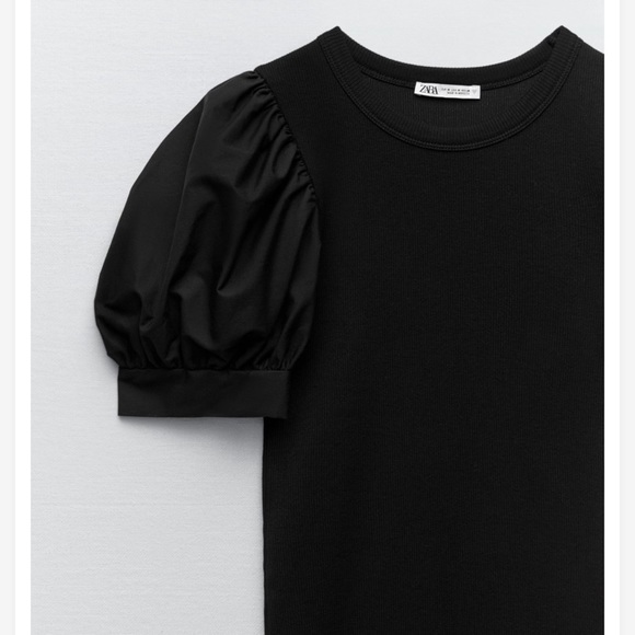 VOLUMINOUS SLEEVE DRESS - Picture 6 of 7